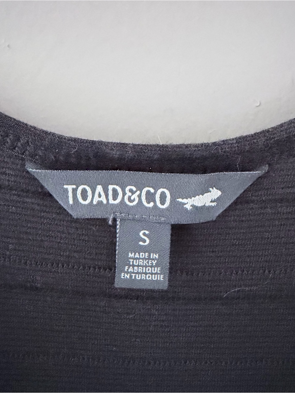 Toad&Co Black Samba Flow Sleeveless Tank Dress Size S Organic Cotton Blend - Picture 3 of 7